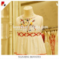 Hot sell boutique party girl embroidered dress